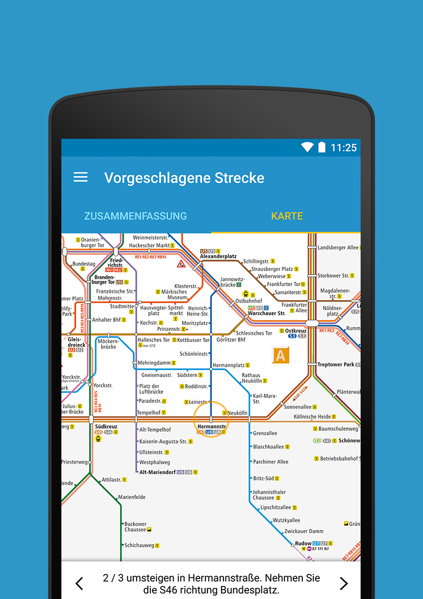 Berlin Subway Map | Mapway Public Transport App